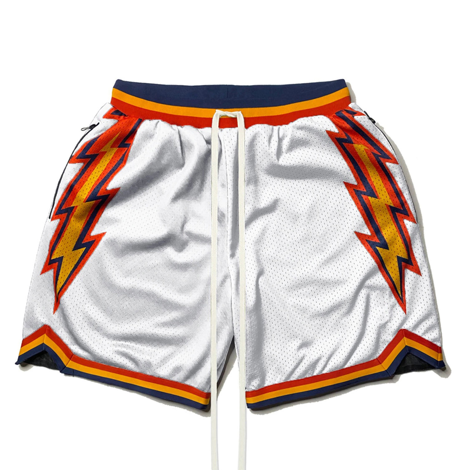 National Apparels High Quality Custom Made Basketball Shorts For Mens Cropped Fit Polyester Plain Sublimation Shorts For Mens